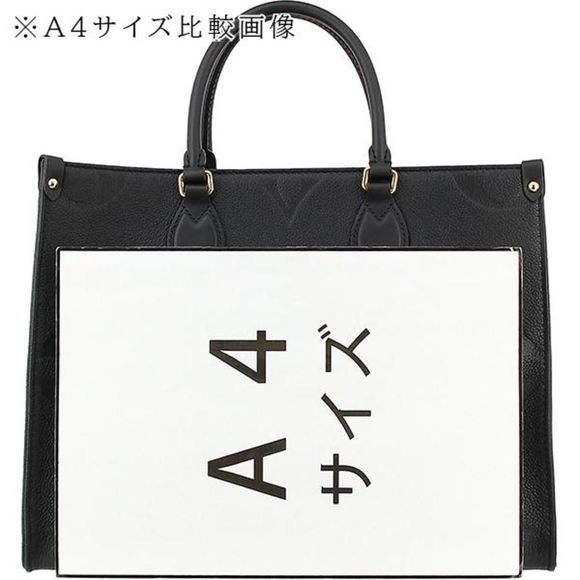 Louis Vuitton On The Go MM Tote Bag Shoulder Bag Monogram Implant - Picture 8 of 11